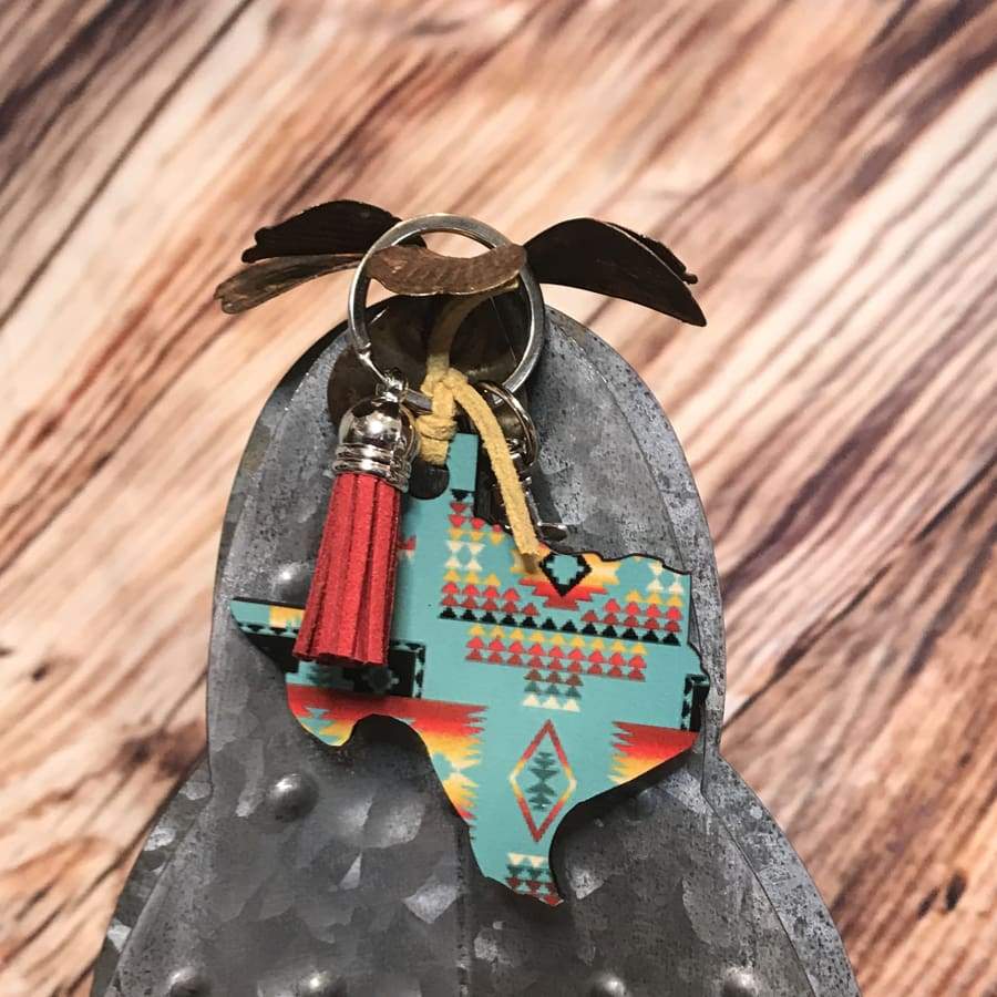 Aztec Texas Key Chain