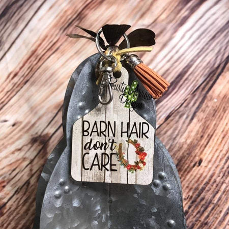 Love Me some Jesus Livestock Ear Tag Key Chain