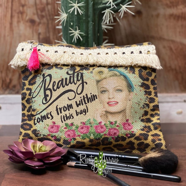 Beauty within this bag Makeup Cosmetic Bag
