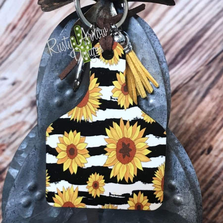 Love Me some Jesus Livestock Ear Tag Key Chain