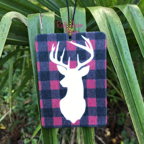 Buffalo Plaid Deer Highly Scented Air Freshener - Air Freshener