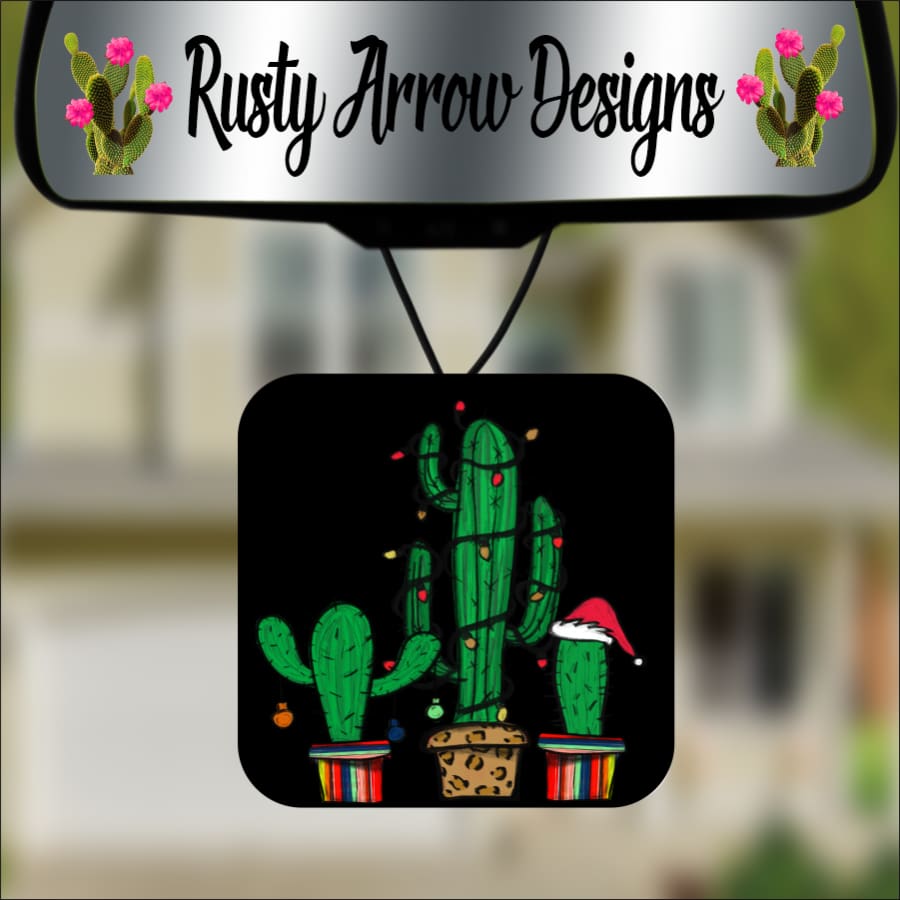 Cactus with Lights Square Air Freshener