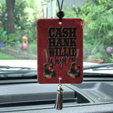 Cash Hank Willie & Waylon Highly Scented Air Freshener - Air Freshener