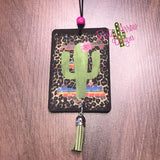Cheetah And Serape with Cactus Highly Scented Air Freshener - Air Freshener