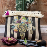 Cheetah Bull Makeup and Accessories Bag