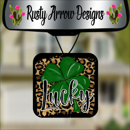 Mardi Gras Fleur-de-Lis Square Air Freshener