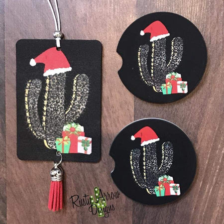 Buffalo Plaid with Lights Cactus Air Freshener