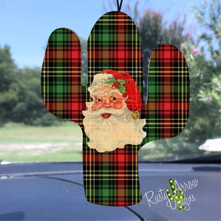 Buffalo Plaid with Lights Cactus Air Freshener