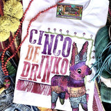 Cinco De Drinko Tee - Small / White