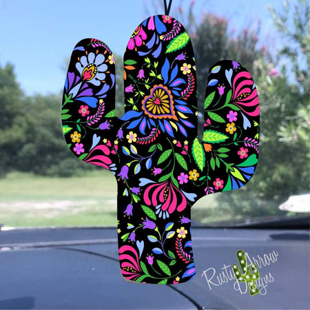 Buffalo Plaid with Lights Cactus Air Freshener
