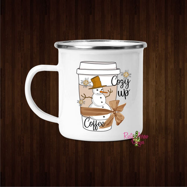 Cozy Up Coffee 11oz Metal Camp Mug - Mug