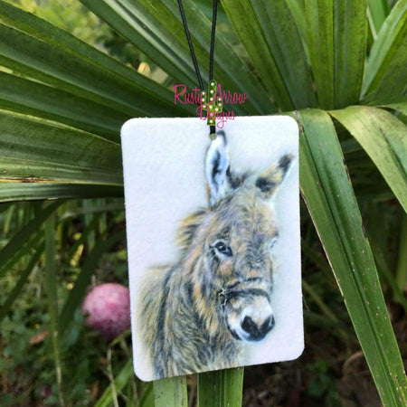 Turquoise Slab with Plaid Pumpkin Highly Scented Air Freshener