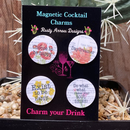 Crazy Bitch Magnetic Cocktail Charms