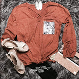 Desert Sunset Crisscross Top - Tee Shirt
