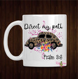 Direct my Path Coffee Mug - 11 oz White Ceramic - Mug