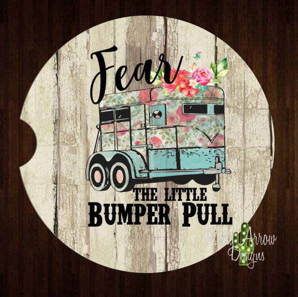 Fear the Bumper Pull Set of 2 Car Coasters - Car Coasters