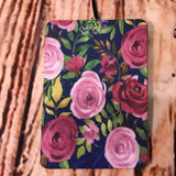 Floral and Stripes Air Freshener and Coaster Set Pink 2 - Air Freshener
