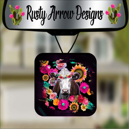 Mardi Gras Fleur-de-Lis Square Air Freshener