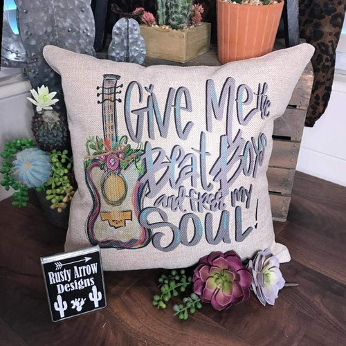 Give me the Beat Boys Decorative Throw Pillow - Pillow