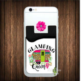 Glamping Queen Cell Phone Card Caddy - Card Caddy