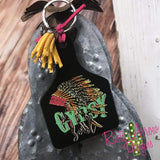 Gypsy Soul Livestock Ear Tag Key chain
