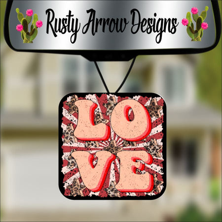 Mardi Gras Fleur-de-Lis Square Air Freshener