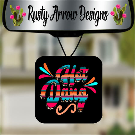 Mardi Gras Fleur-de-Lis Square Air Freshener
