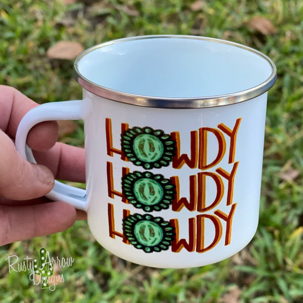 Howdy Howdy Howdy 11oz Camp Mug - Mug