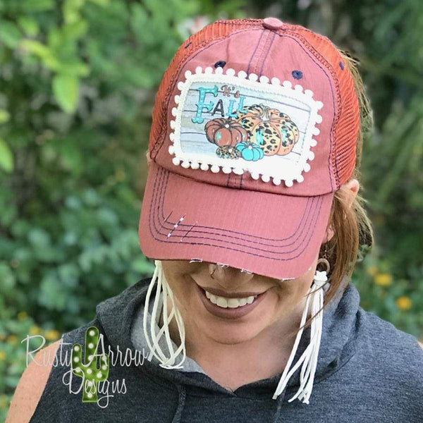 Its Fall Trucker Rust Hat