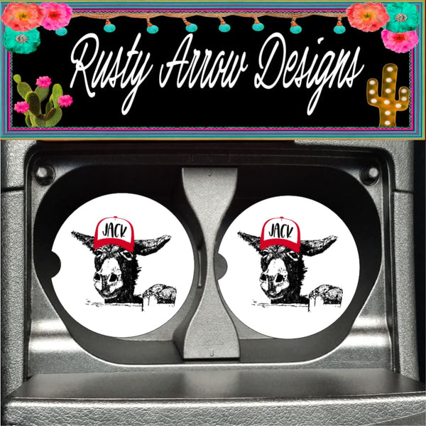 Jack A** Set of 2 Car Coasters - Car Coasters