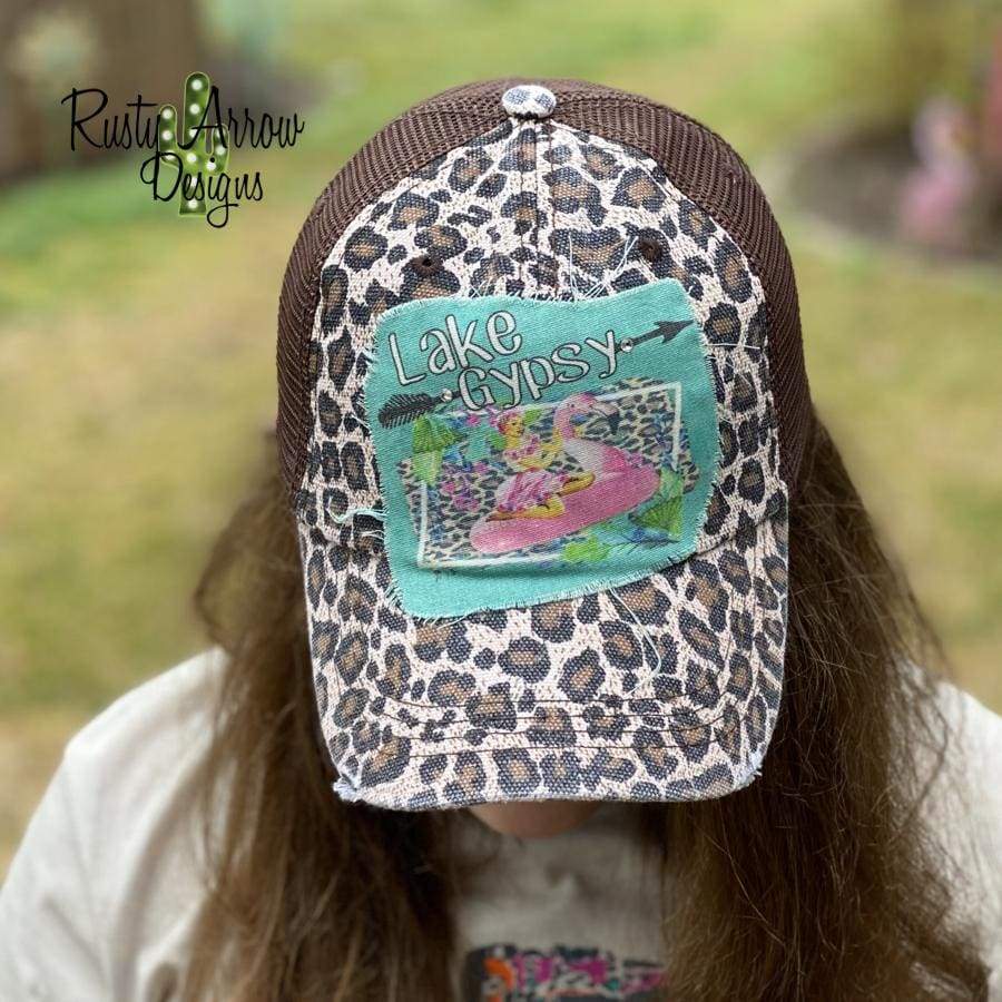 Lake Gypsy Cheetah Trucker Hat