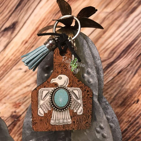 Love Me some Jesus Livestock Ear Tag Key Chain