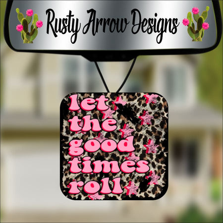 Mardi Gras Fleur-de-Lis Square Air Freshener