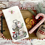 Let’s Stay Home Waffle Weave Tea Towel