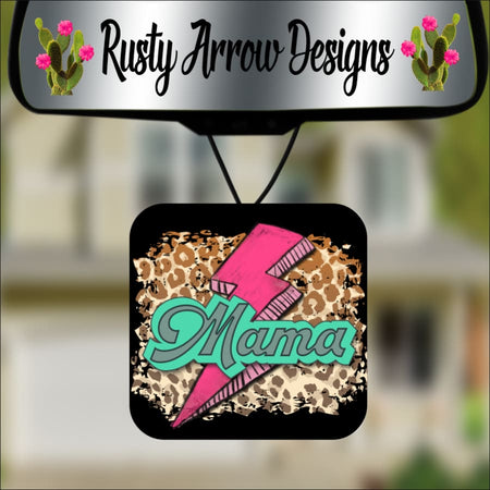 Mardi Gras Fleur-de-Lis Square Air Freshener