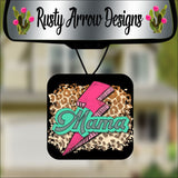 Lightning Bolt Mama Square Air Freshener - Air Freshener