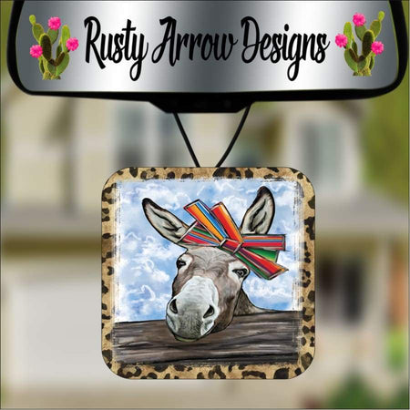Mardi Gras Fleur-de-Lis Square Air Freshener