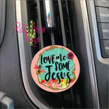 Love Me Some Jesus Car Vent Clip