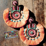 Miss Mermaid Earrings - Orange