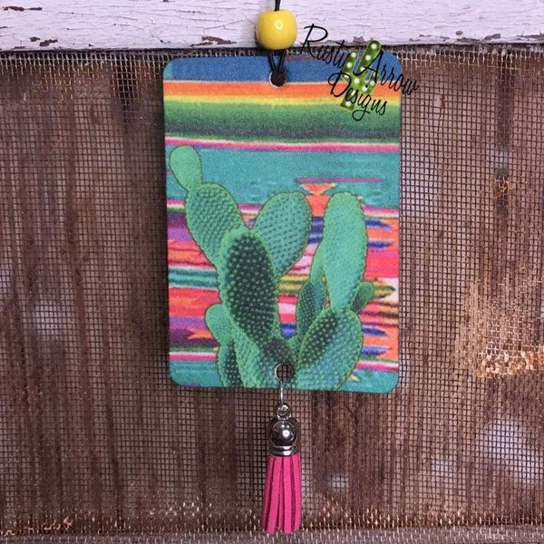 Neon Serape Cactus Highly Scented Air Freshener - Air Freshener