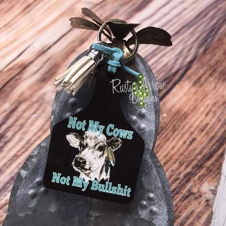 Love Me some Jesus Livestock Ear Tag Key Chain