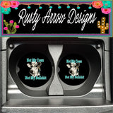 Not My Cows Set of 2 Car Coasters - Car Coasters