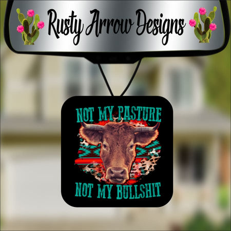 Mardi Gras Fleur-de-Lis Square Air Freshener