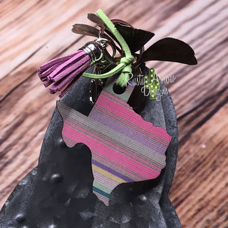 Serape Texas Key Chain