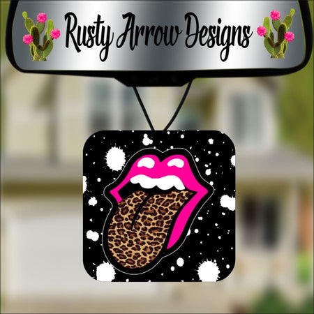 Mardi Gras Fleur-de-Lis Square Air Freshener