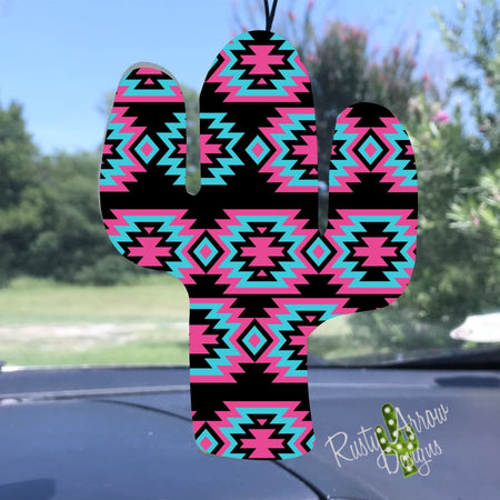 Buffalo Plaid with Lights Cactus Air Freshener