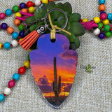 Purple Desert Arrow Head Key Chain - Key Chain