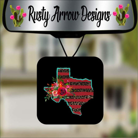 Mardi Gras Fleur-de-Lis Square Air Freshener