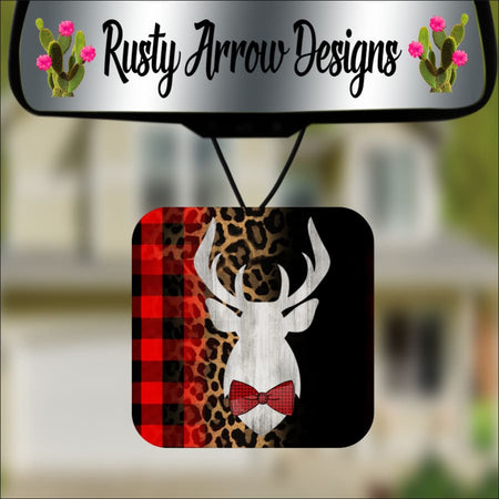 Mardi Gras Fleur-de-Lis Square Air Freshener