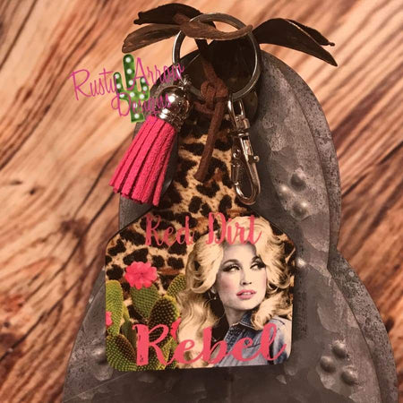 Love Me some Jesus Livestock Ear Tag Key Chain